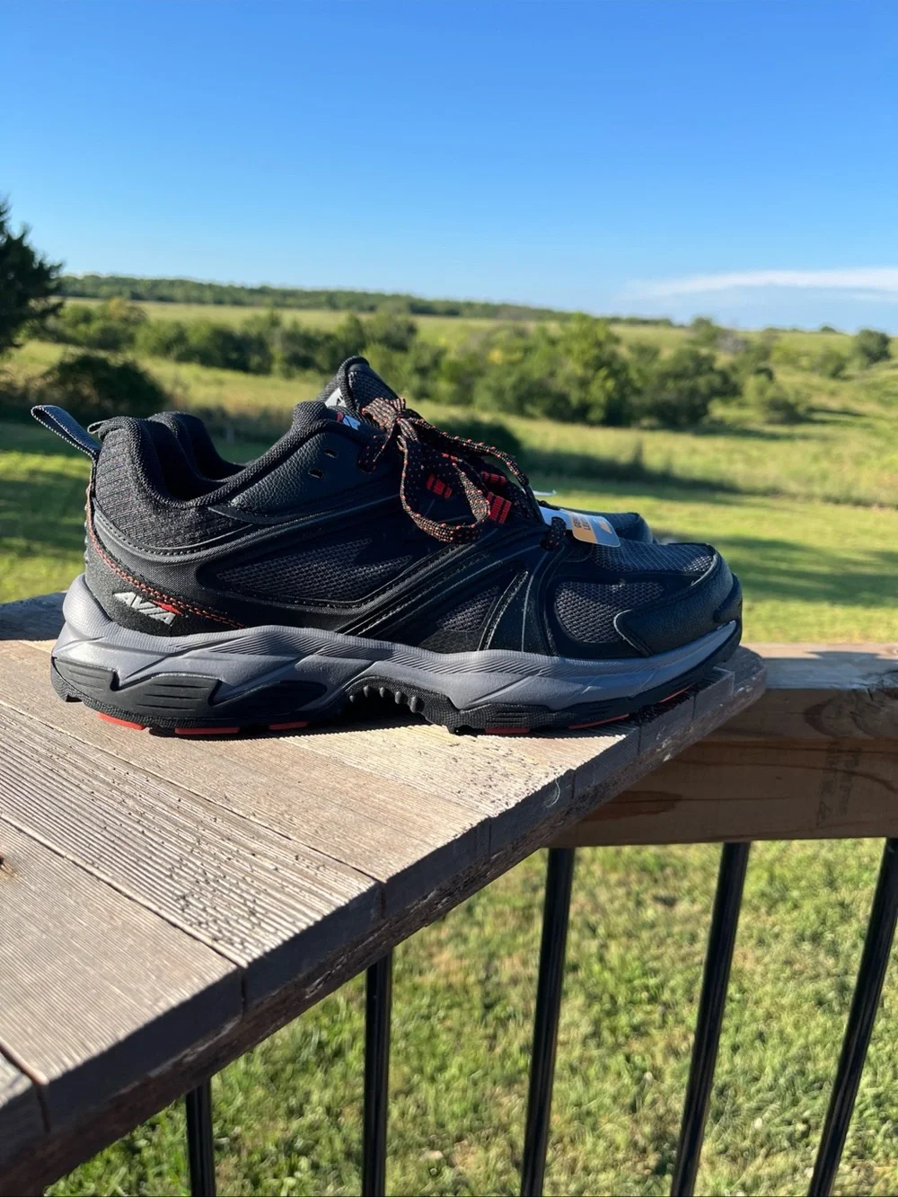 Avia Men’s Talus Rugged Walking Shoes Size 9 Black